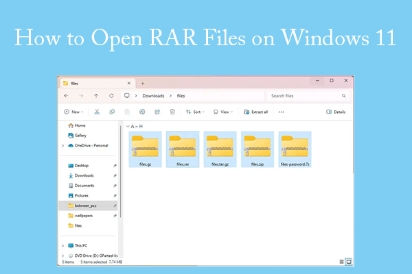 Windows 11 Can Now Open RAR Files Without Third-Party Software