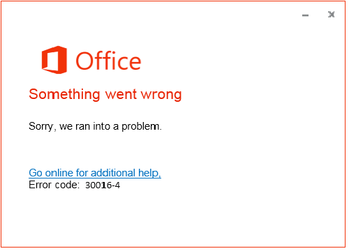 Office error code 30016 4