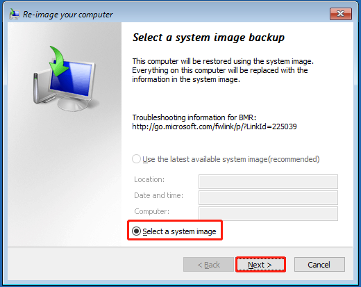 select a strategy image