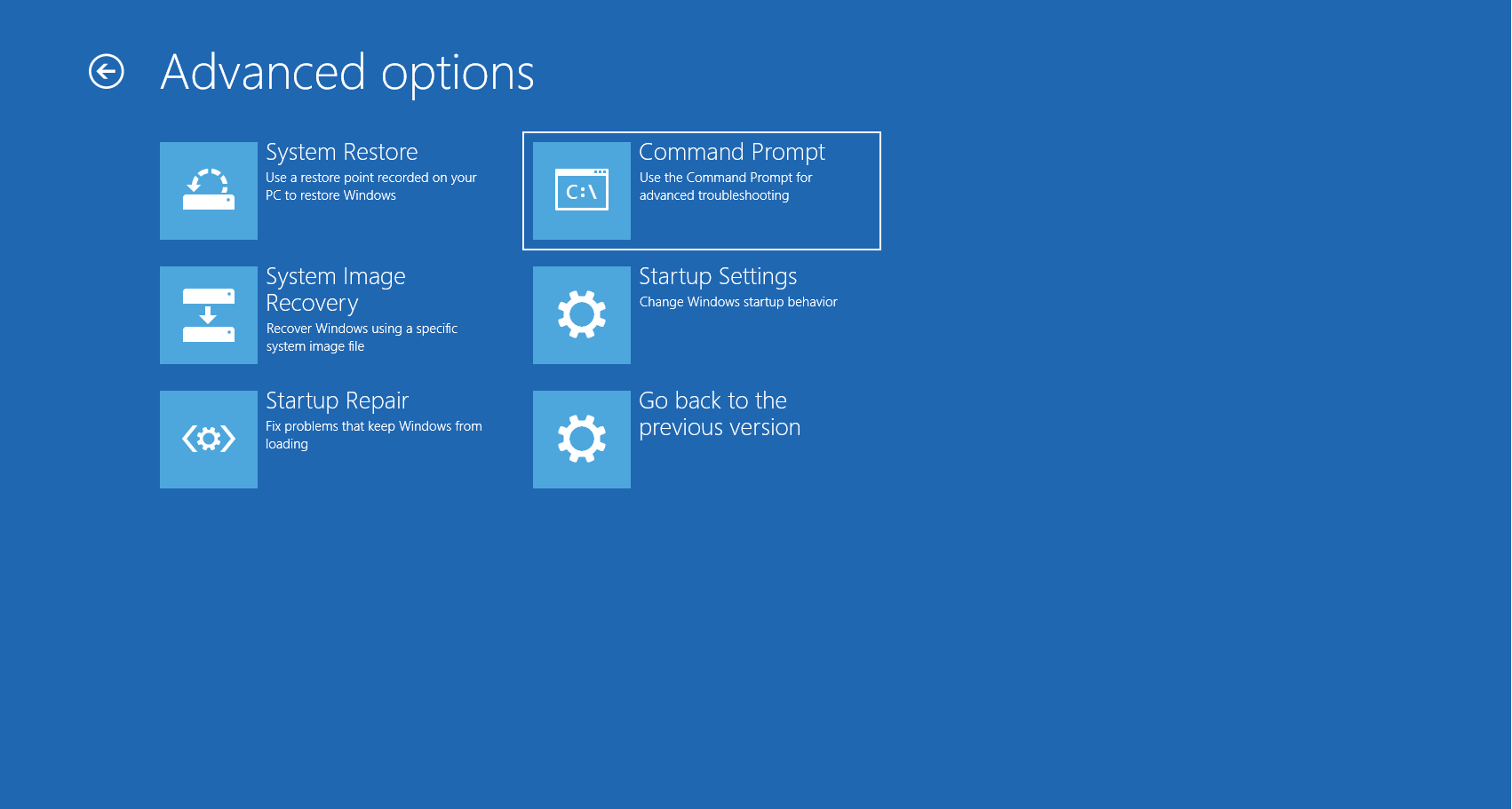 select Command Prompt