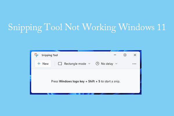8 Ways to Fix the Windows 11 Snipping Tool Not Working Issue