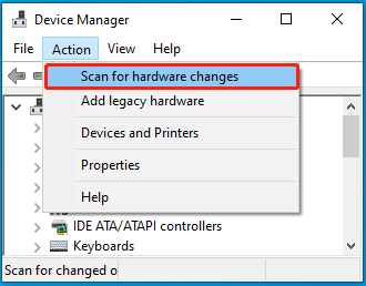 Reinstall the problematic driver