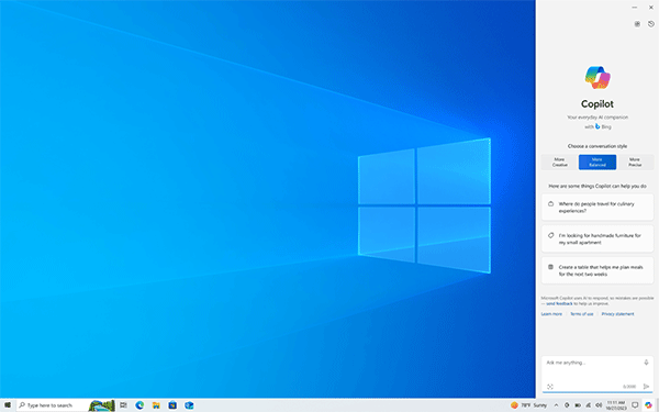 Windows 10 Copilot