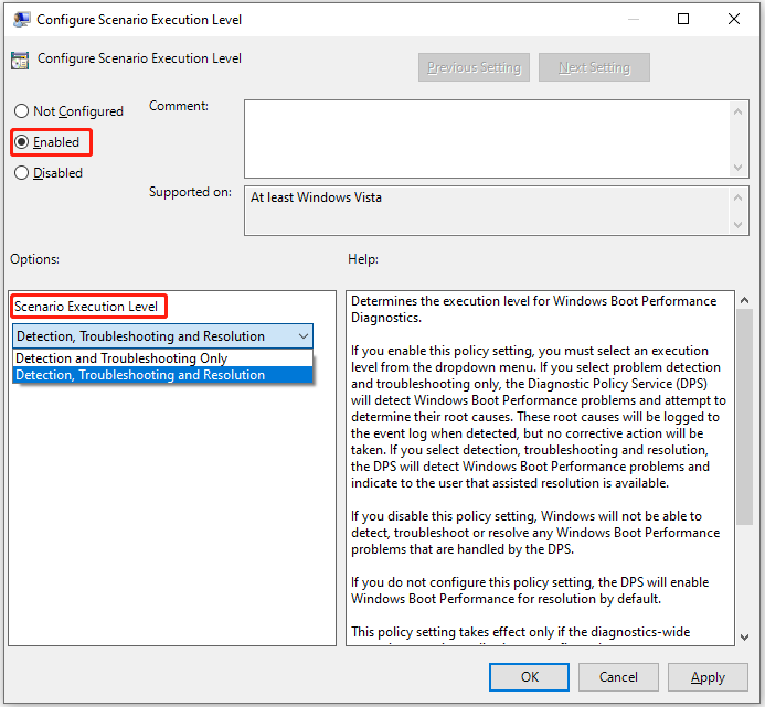 Windows Boot Performance Diagnostics How to Activate It
