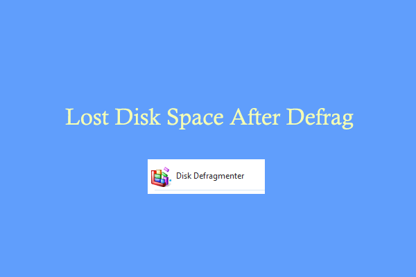 [Solved] How to Fix the “Lost Disk Space After Defrag” Issue
