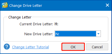 select a drive letter