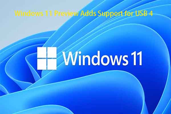 Windows 11 Preview Adds Support for USB 4 (All the Details)