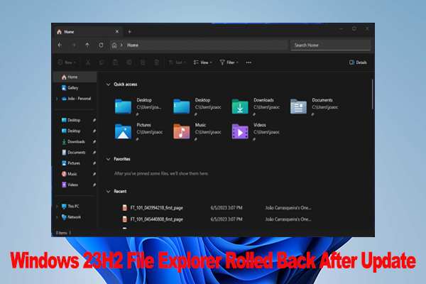 How to Roll Back File Explorer After Windows 11 23H2 Update