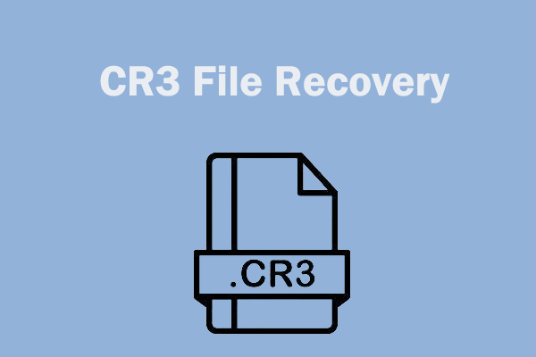 CR3 File Recovery: How to Recover CR3 File from SD Card