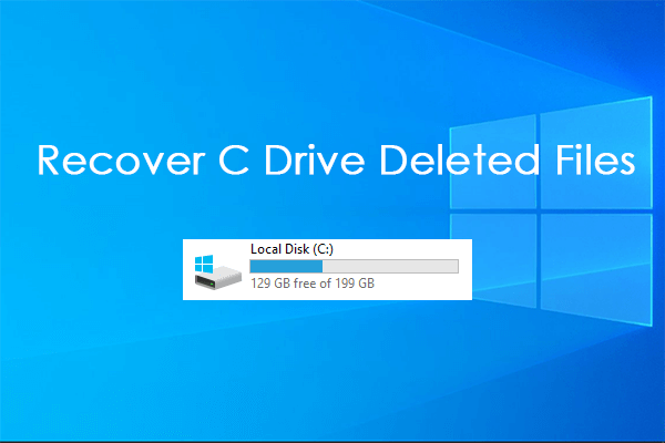 How to Recover C Drive Deleted Files? Here’s a Full Guide