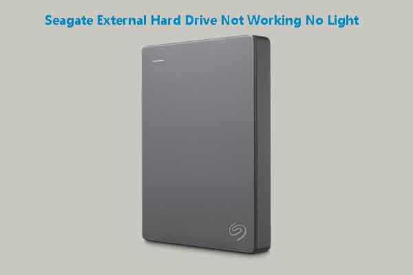 Seagate External Hard Disk Light Not Blinking Not Detected (Fixed)