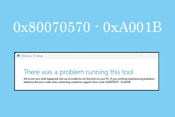 Fix Windows Media Creation Tool 0x80070570 - 0xA001B Error Fix Windows Media Creation Tool 0x80070570 - 0xA001B Error
