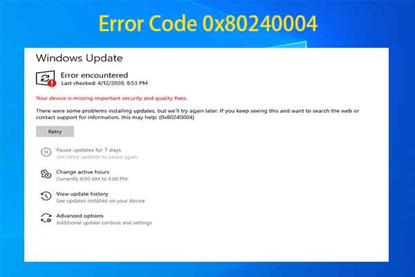 新品 正規品!!  Windows Guide Removal 0x80240004 Code Error Update ウェア