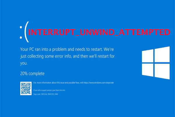 5 Ways to Fix INTERRUPT_UNWIND_ATTEMPTED 0x0000003C