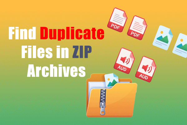 Find Duplicate Files in ZIP Archives and Clean Them Up