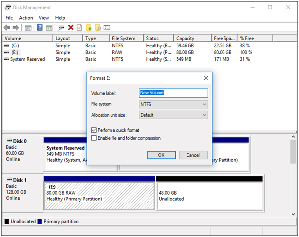 hard drive formatting tool