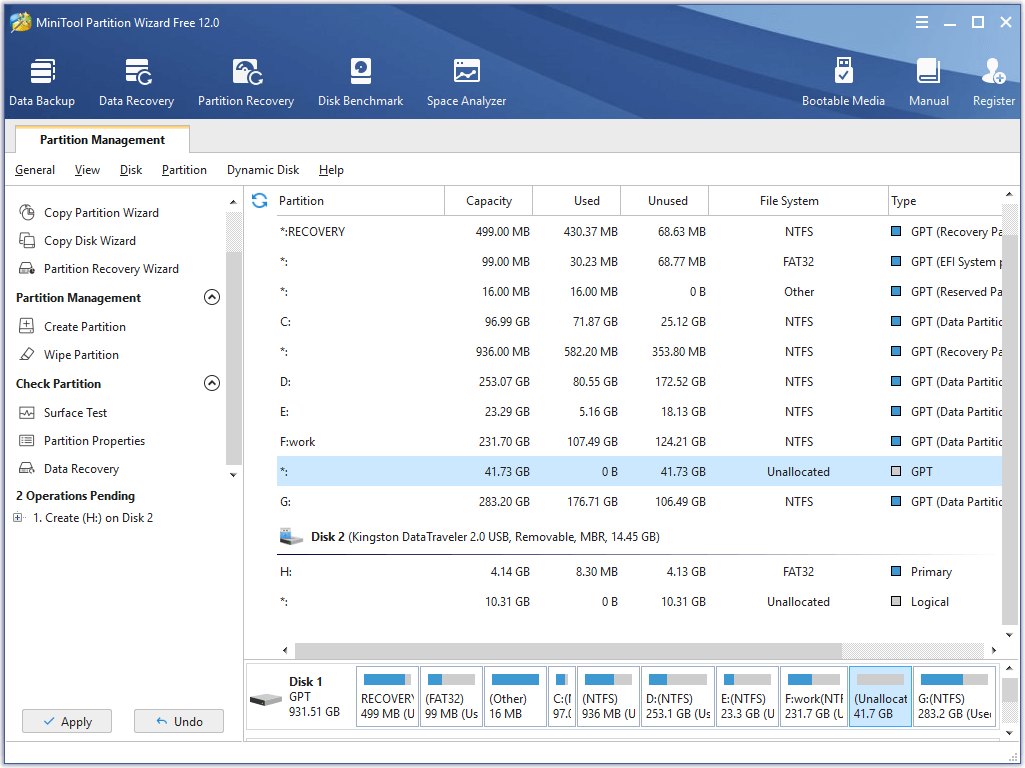 Fix Enough Space on the Disk to Complete This Operation