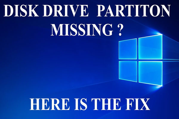partitions disappear in Windows 10 Anniversary Update