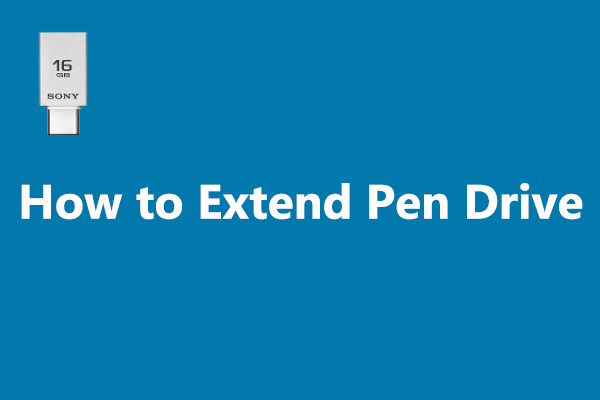 pen drive space extending software