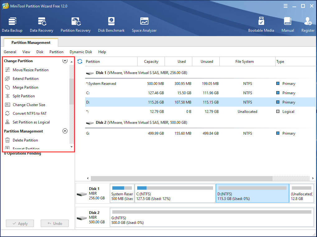 partition manager windows 10