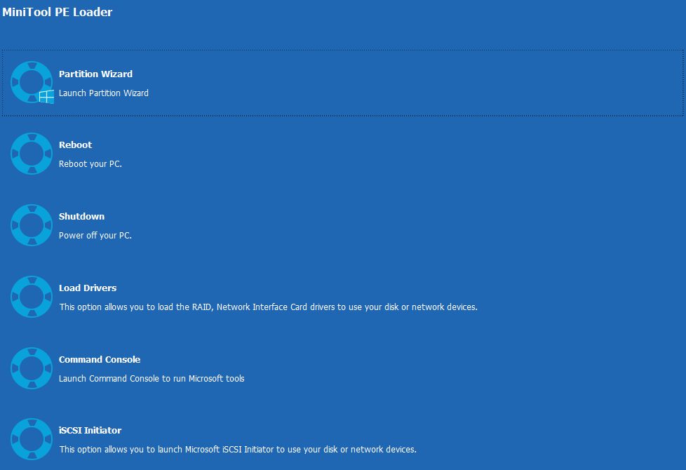 MiniTool PE Loader