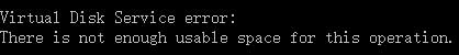 error message when convert system disk to dynamic