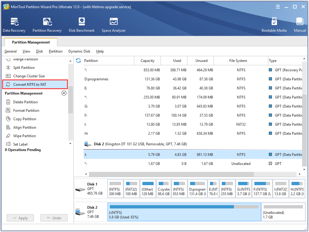 Two Ways to You NTFS FAT32