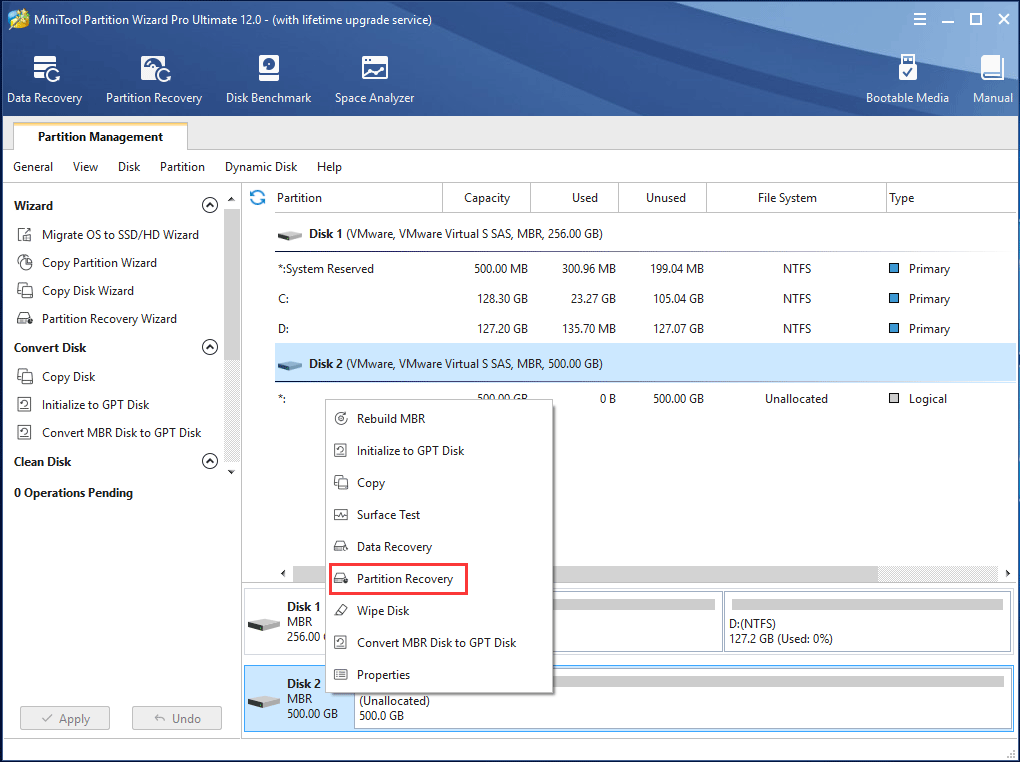 convert boot disk to ntfs