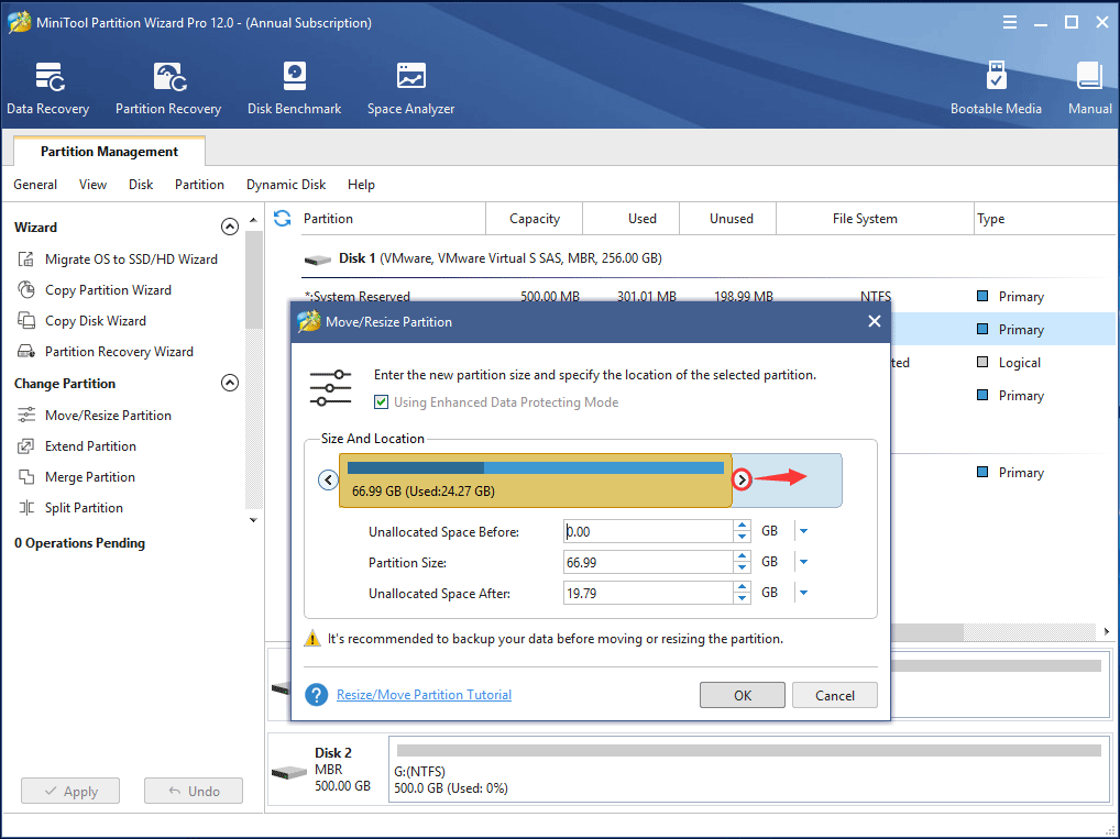 resize partition Windows 10 without losing data