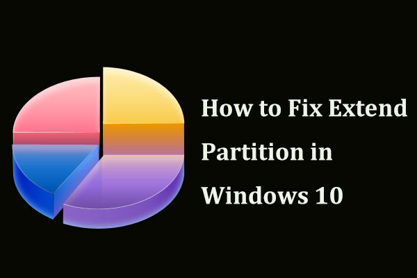extend partition Windows 10