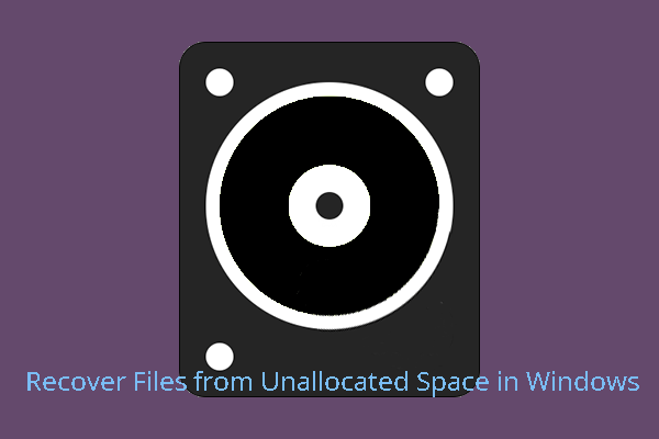 how can i recover my data from an unallocated hard disk thumbnail