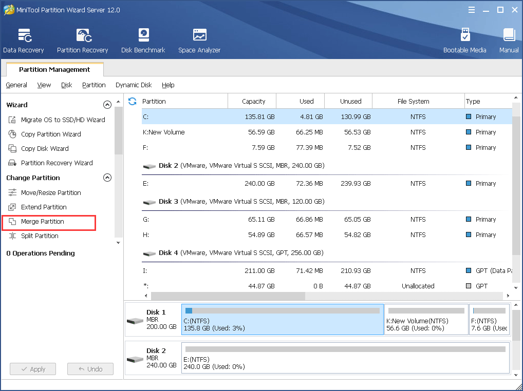 merge partition