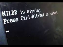 ntldr is missing