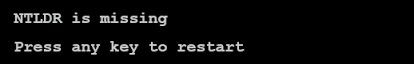 Press any key to restart