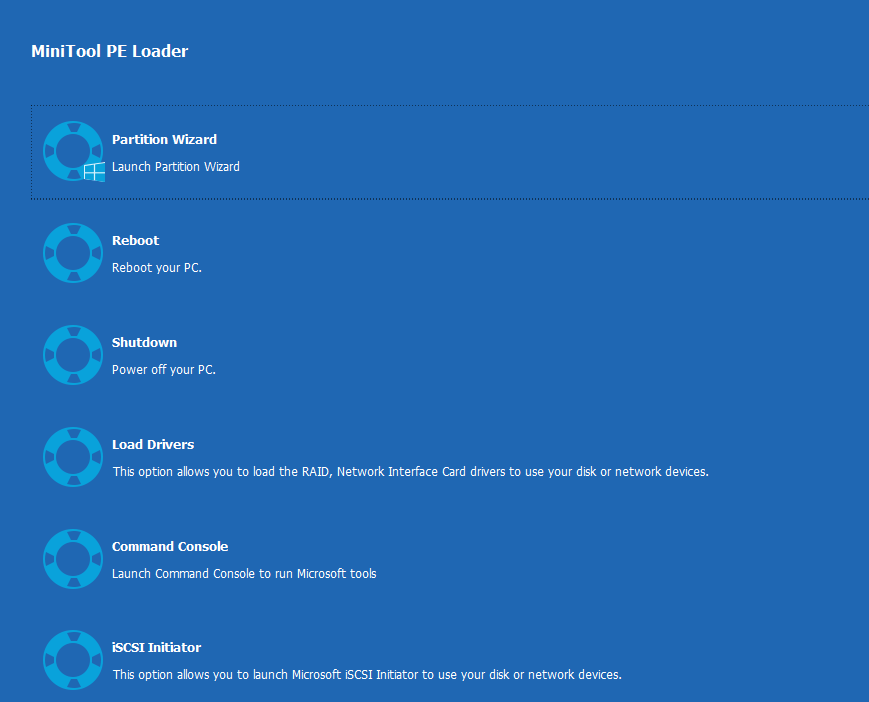 MiniTool PE loader