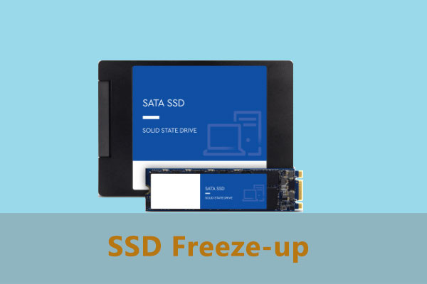 SSD freeze-up
