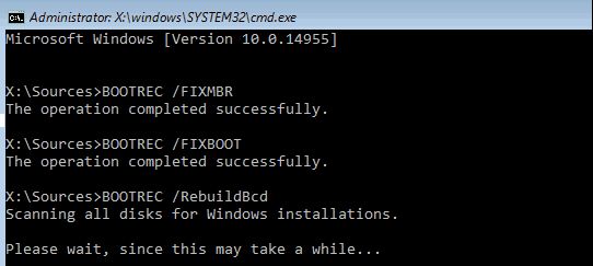 type the Command and hit Enter to continue