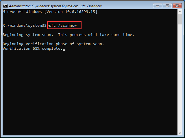 type the command to continue 