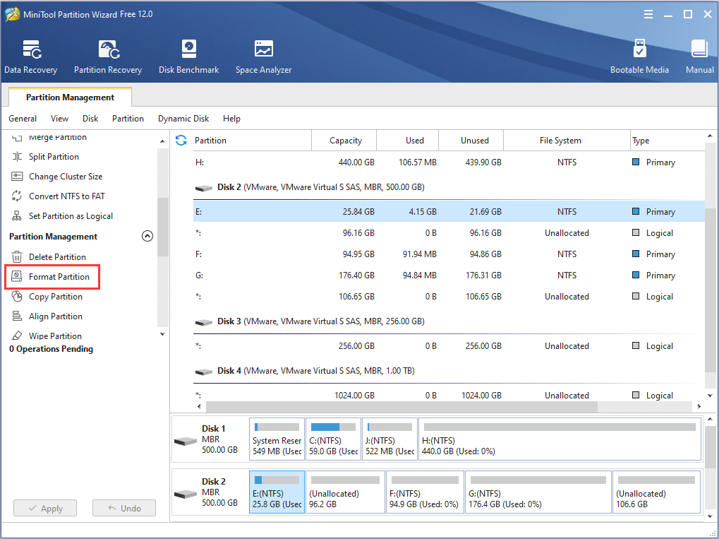 format partition