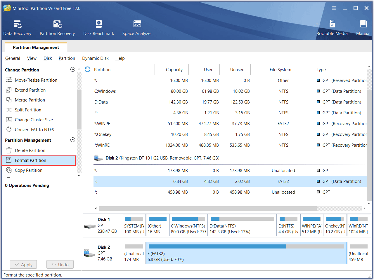 format partition