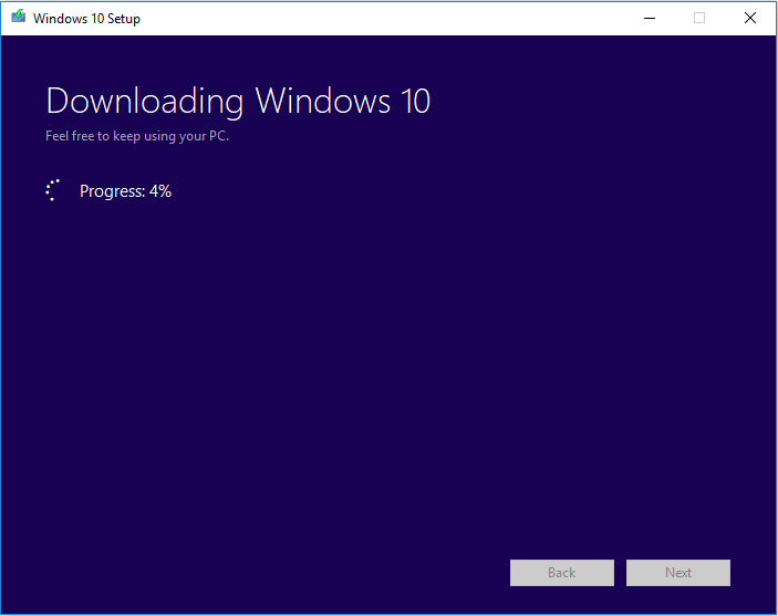 download Windows 10 installation files