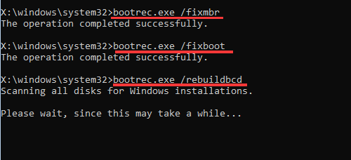 Failed start exe. Bootrec.exe. Bootrec /rebuildbcd. Bootrec /fixboot. Windows 7 fixboot.