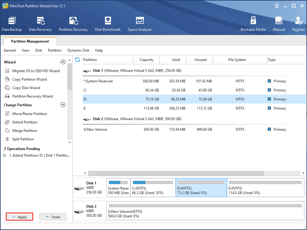 Windows 7 partition size is increased