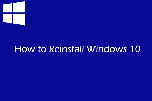 how to reinstall Windows