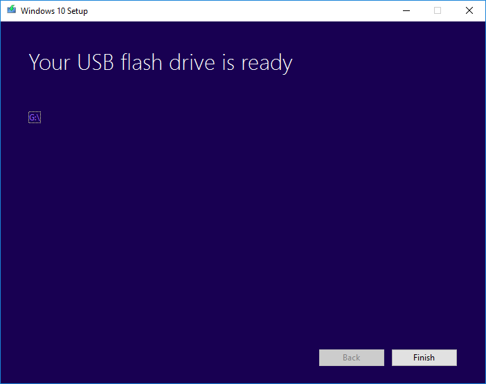 USB drive gets ready