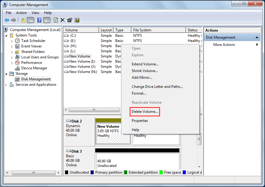 windows 7 change disk number