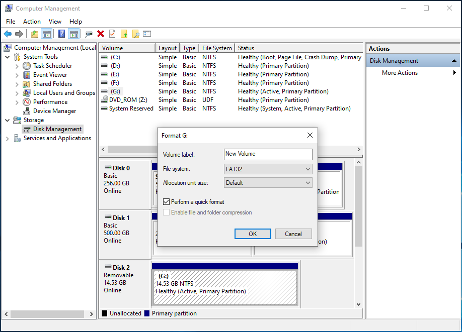 mac os fat32 format