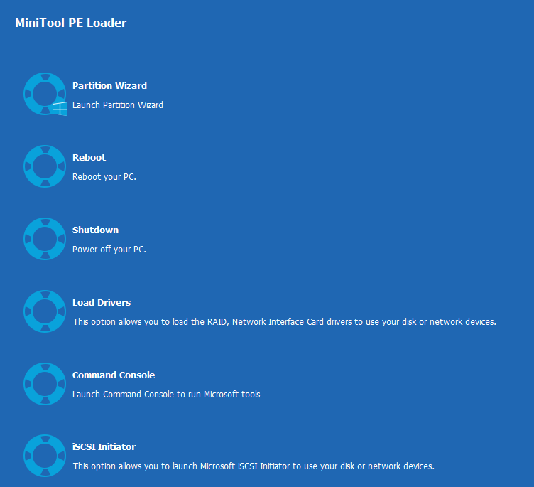 MiniTool PE loader