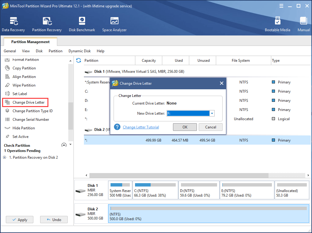 click apply to recover NTFS deleted partition