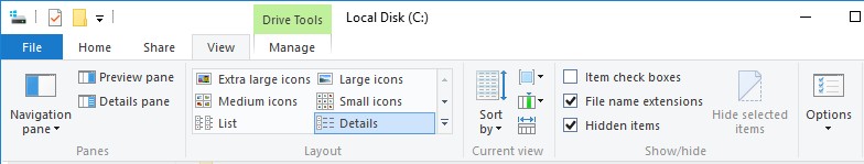 check hidden items